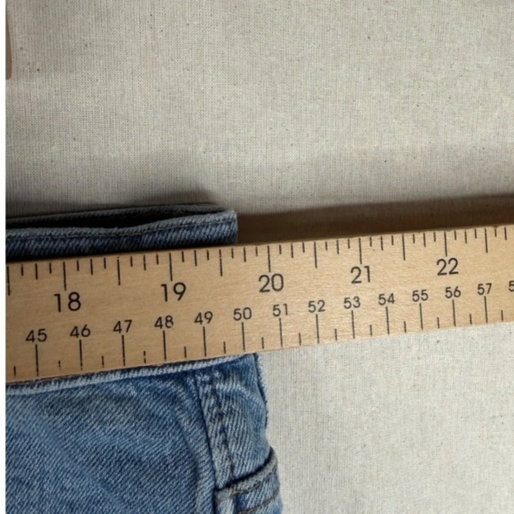 J. Crew High Rise Denim‎ Shorts size 34 Blue